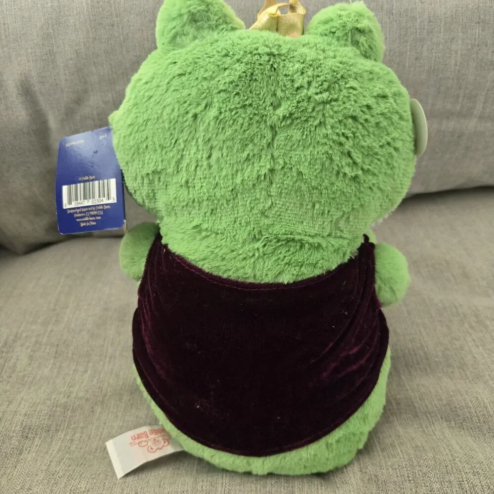 NWT Cuddle Barn Hadley Storytelling Frog Prince Plush Toy Reads 5 Fairy Tales - Picture 8 of 14